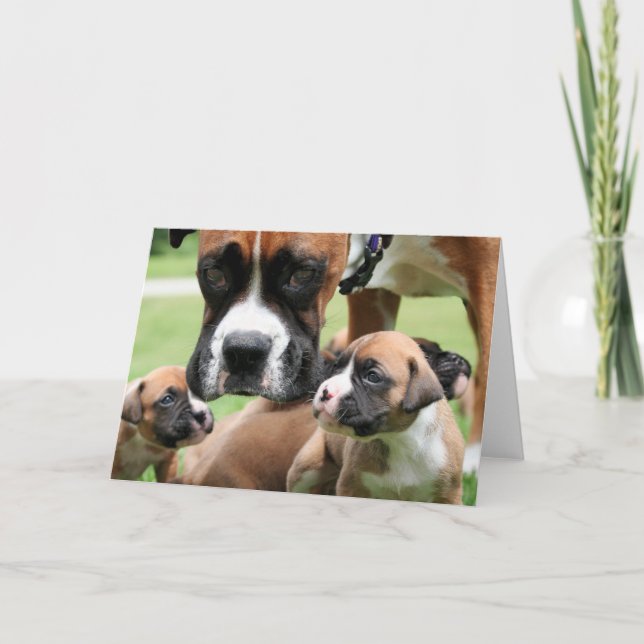 Tarjeta Boxer - Helicopter Mom (Anverso)