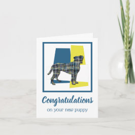 Tarjeta Boxer New Puppy Felicitaciones Saludo