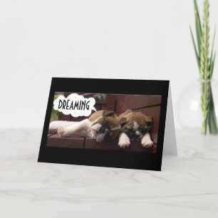 TARJETA BOXER PUPS DESEA QUE DESEE *EL MEJOR CUMPLEAÑOS DE