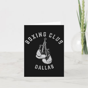 Tarjeta Boxing Club Dallas Glove Fighter