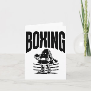 Tarjeta Boxing Happy Halloween Eve