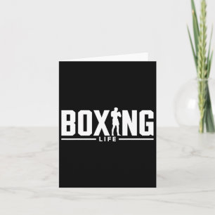 Tarjeta Boxing Life Boxing Dad Boxing Lover Boxer Box