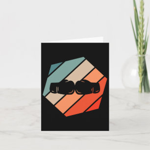 Tarjeta Boxing Retro Style Vintage