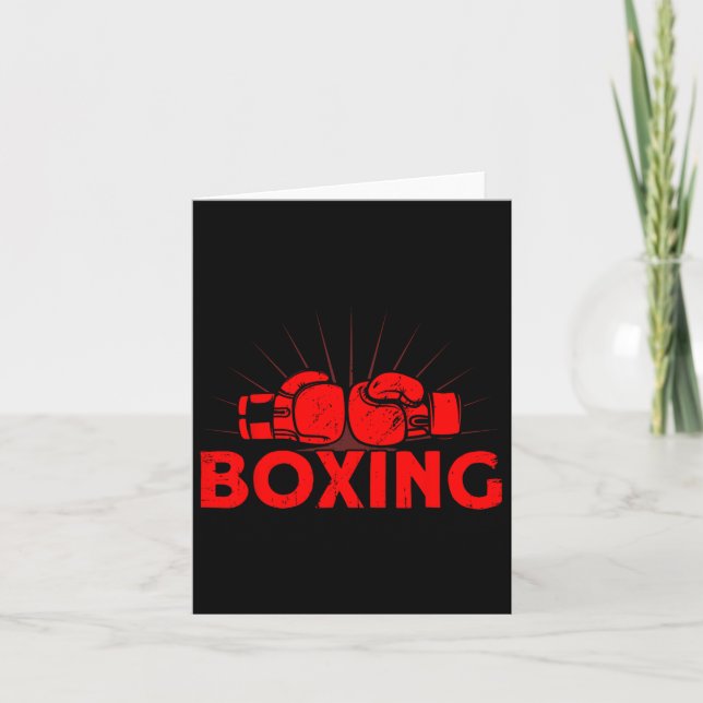 Tarjeta Boxing Vintage Love Title Boxing (Anverso)