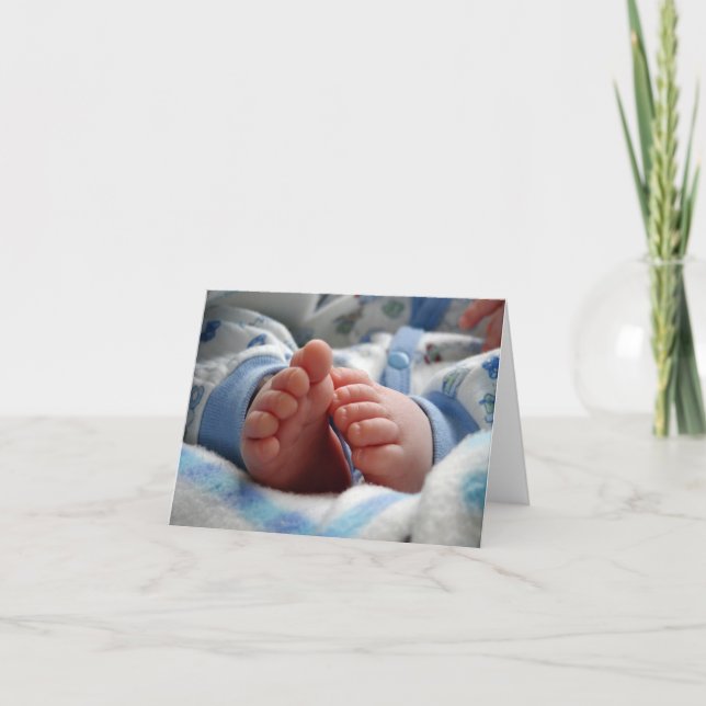 Tarjeta Boy Shower (Anverso)