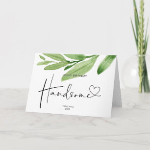 Tarjeta Boyfriend Gift Happy Birday Handsome Love