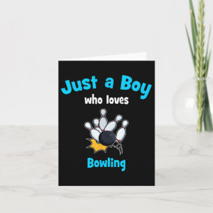 Tarjeta Boys Bowling Shirt Kids Bowling