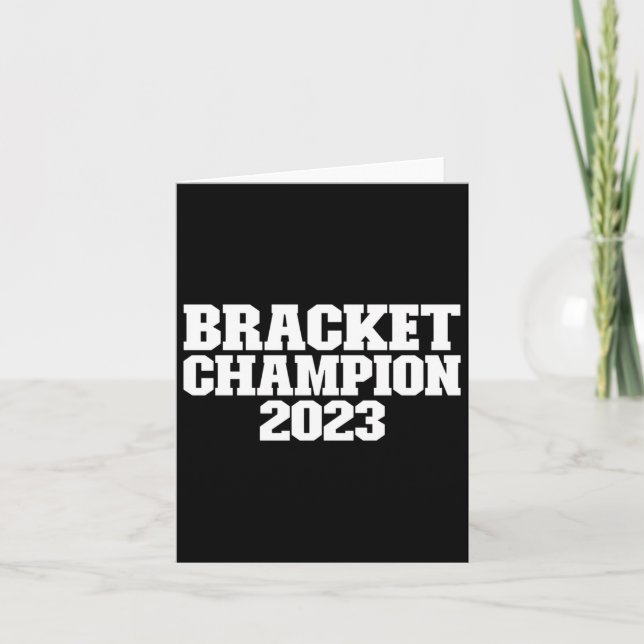 Tarjeta Bracke Campeón de Baloncesto 2023 (Anverso)
