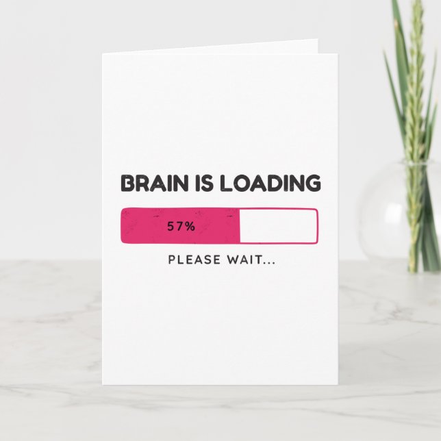 Tarjeta Brain is loading, please wait (Anverso)