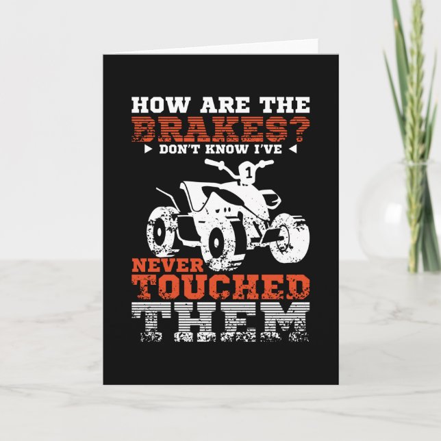 Tarjeta Brakes Quad Atv (Anverso)