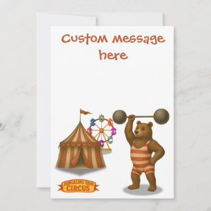 Tarjeta Brandon, oso fuerte de circo