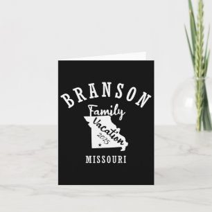 Tarjeta Branson Family Vacation 2025 Branson Family Vacay