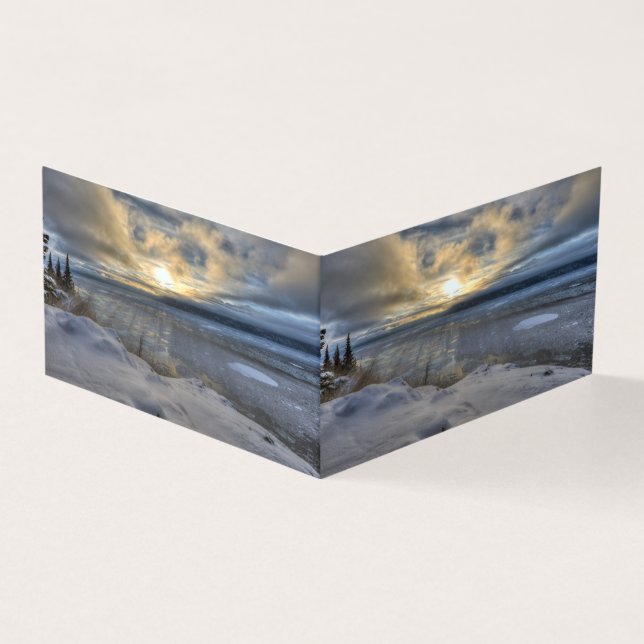 Tarjeta Brazo de vuelta del solsticio de invierno (Exterior)