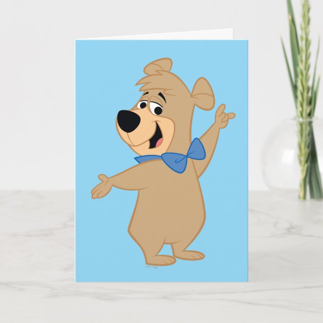 Tarjeta Brazos De Oso De Boo Amplio (Anverso)