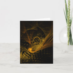 Tarjeta Breaking Point Abstract Art Note Card