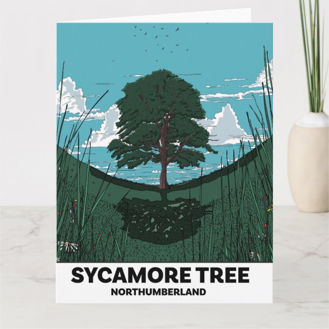 Tarjeta Brecha de árbol de Sycamore (Anverso)