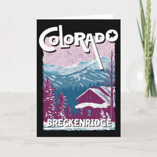 Tarjeta Breckenridge Colorado Montaña Estado Montañas Roco
