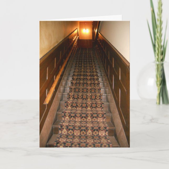 Tarjeta "Brewhouse Staircase" (Anverso)