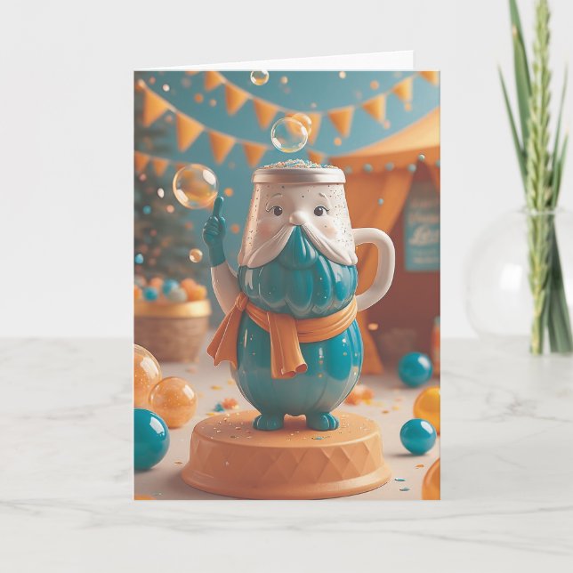 Tarjeta Brewing Up Birthday Cheer (Anverso)