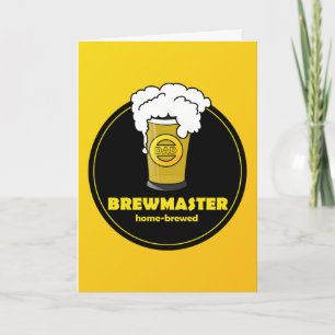 Tarjeta Brewmaster Beer Fathers Day Card