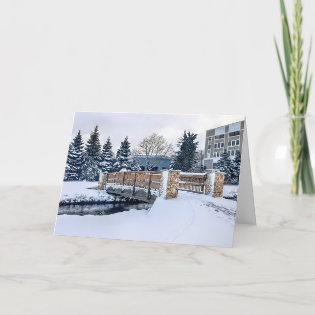 Tarjeta Brewster Gardens en febrero (Anverso)