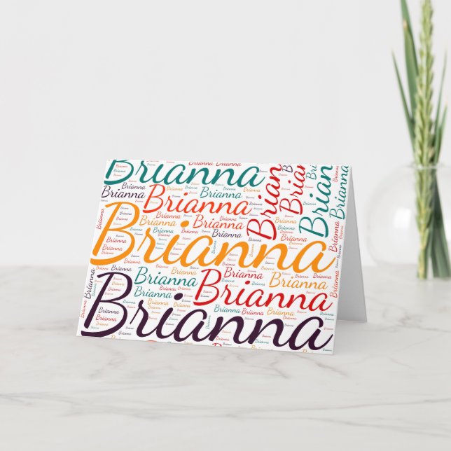 Tarjeta Brianna (Anverso)