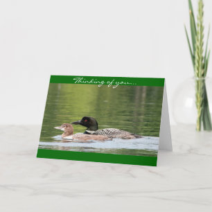 Tarjeta Bribón y bebé - pensando en usted