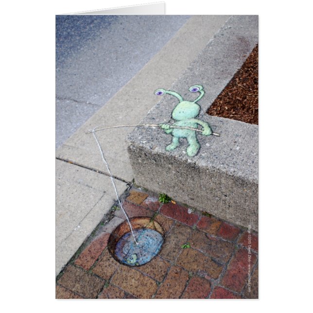 tarjeta brickfishing del sluggo (Frente)