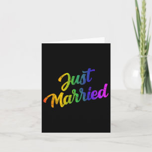 Tarjeta Bride Groom Lgbtq BachelParty Boda Tee - Hombres