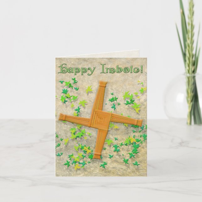 Tarjeta Brighid Cross (Anverso)