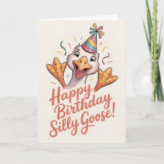 Tarjeta Bright & Cute Flamingo Birthday