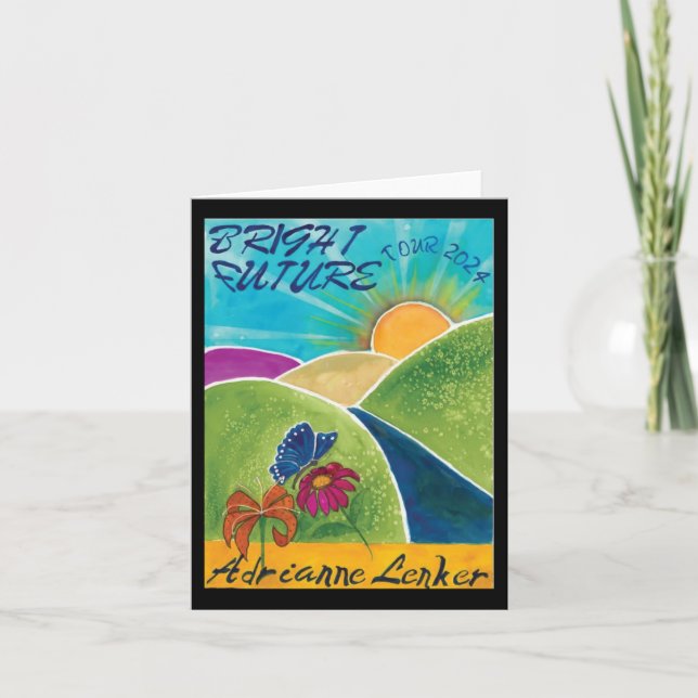 Tarjeta Bright Future Adrianne Lenker Pegatina (Anverso)