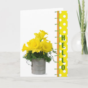 Tarjeta Bright Hello