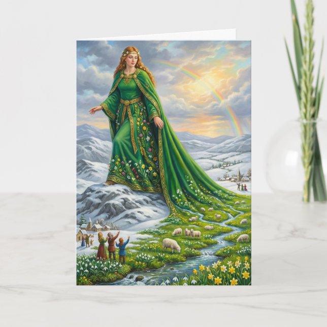 Tarjeta Brigid’s Mantle (Bringing the Spring) (Anverso)