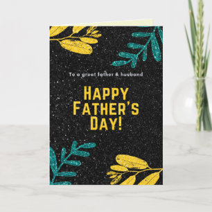 Tarjeta Brillante Para El Día Del Padre Para Marid