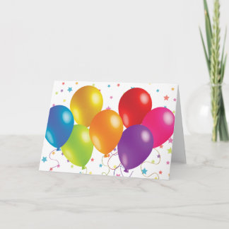 Tarjeta brillante y alegre del feliz cumpleaños