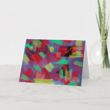 Brillante y alegre resumen de arte digital en blan