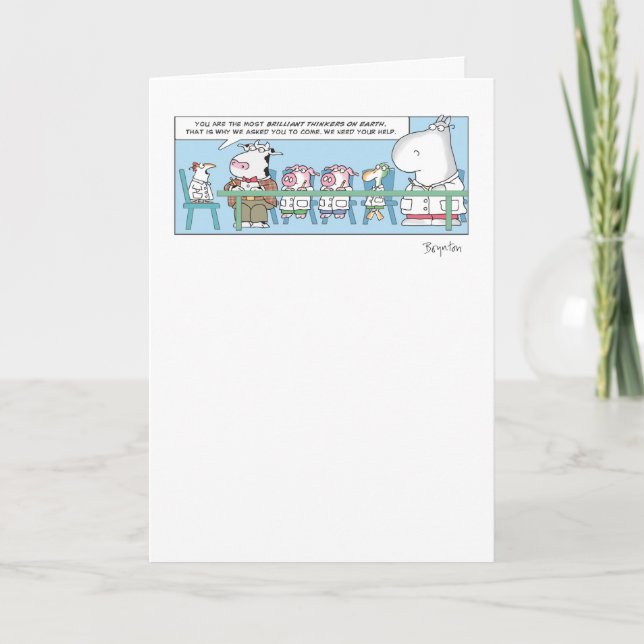 TARJETA BRILLIANT THINKERS (Anverso)