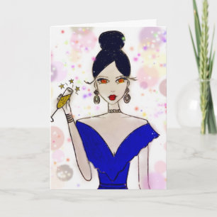 Tarjeta brillo y brillo