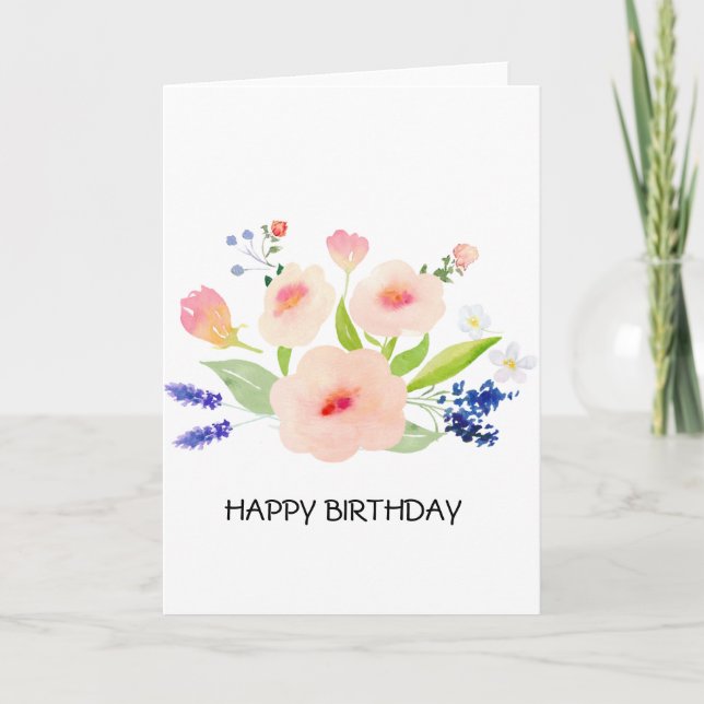 Tarjeta Brisa floral (Anverso)