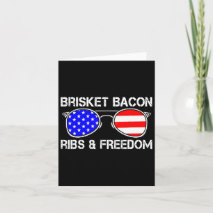 Tarjeta Brisket Bycon Ribs And Freedom Grill Bbq Meat Smoa