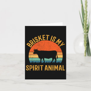 Tarjeta Brisket es mi animal espiritual