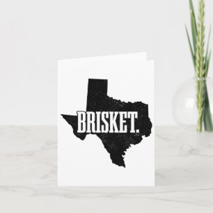 Tarjeta Brisket Texas Bbq State Map Byrbecue Grill G