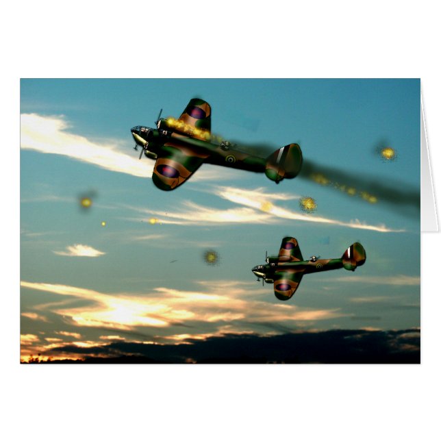 Tarjeta Bristol Blenheim Blank (Anverso (Horizontal))