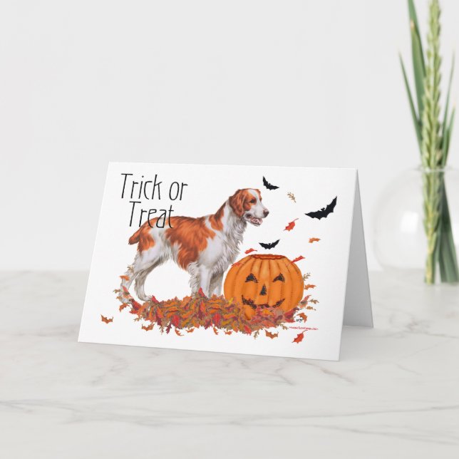 Tarjeta Brittany Halloween (Anverso)