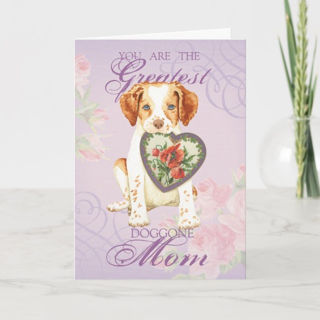 Tarjeta Brittany Heart Mom (Anverso)