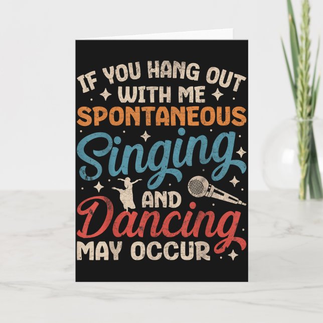 Tarjeta Broadway Musical Theater Nerd Theatre Geek Drama L (Anverso)