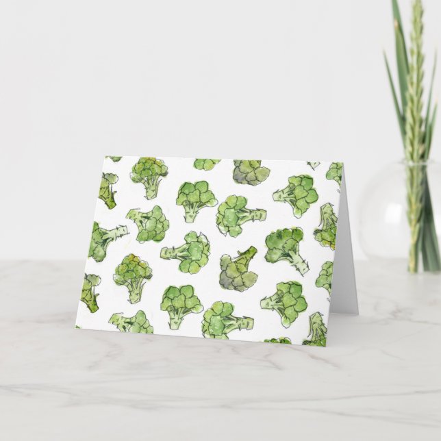 Tarjeta bróculi - dispersado (Anverso)