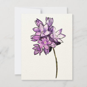 Tarjeta Brodiaea Flower