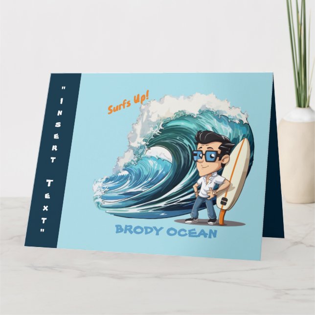 Tarjeta Brody Ocean Wavecrest (Anverso)